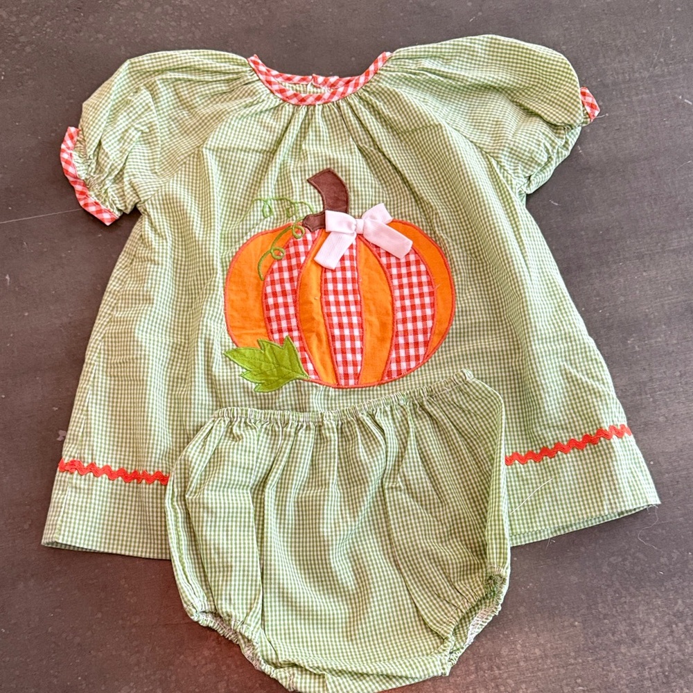 Green Pumpkin Kids  Set